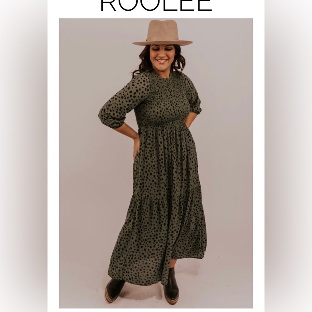 Roolee Cheetah Maxi dress
